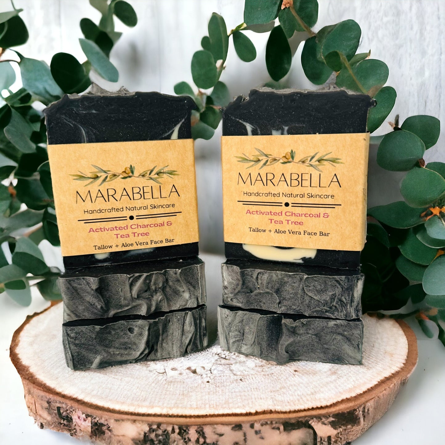 Tallow + Activated Charcoal + Tea Tree – Face bar