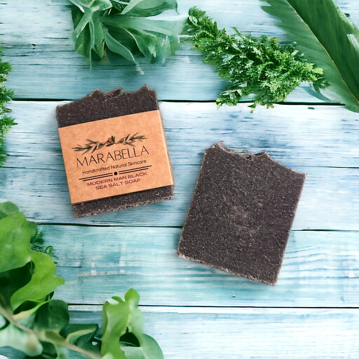 Modern Man - Black Hawaiian Sea Salt Soap