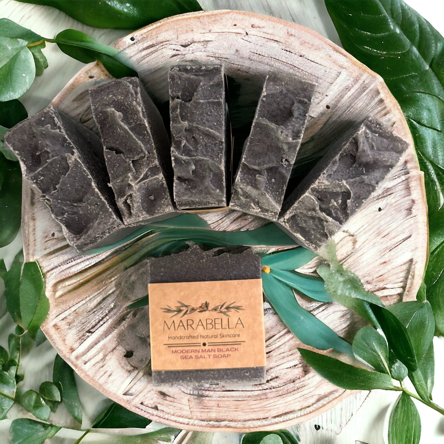 Modern Man - Black Hawaiian Sea Salt Soap