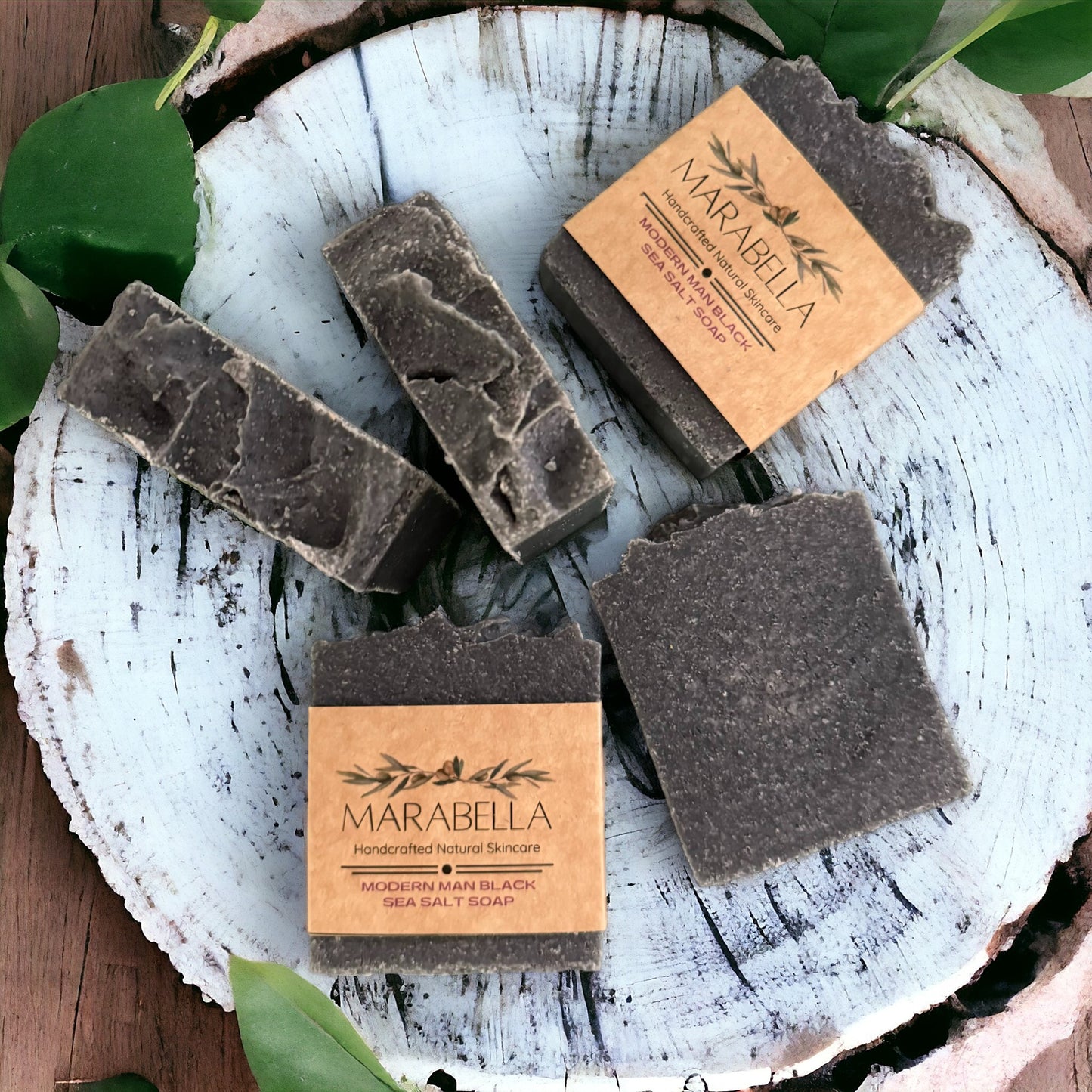 Modern Man - Black Hawaiian Sea Salt Soap